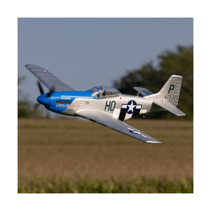 E-flite P-51D Mustang 1.2m SAFE Select BNF Basic