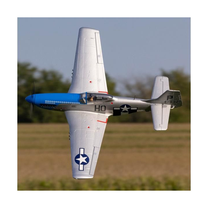 E-flite P-51D Mustang 1.2m SAFE Select BNF Basic