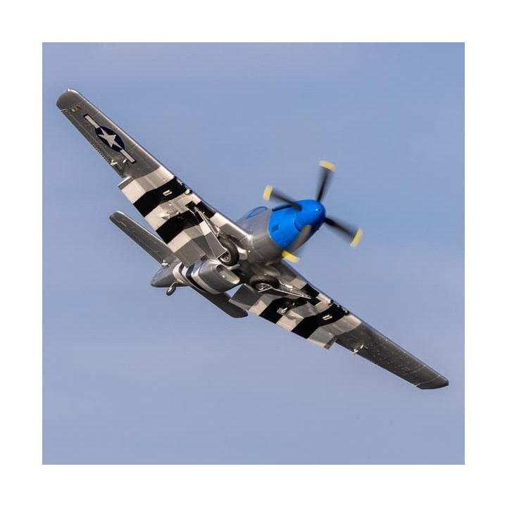E-flite P-51D Mustang 1.2m SAFE Select BNF Basic