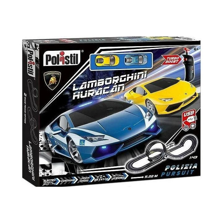 Polistil Autodráha 1:43 Lamborghini Huaracán