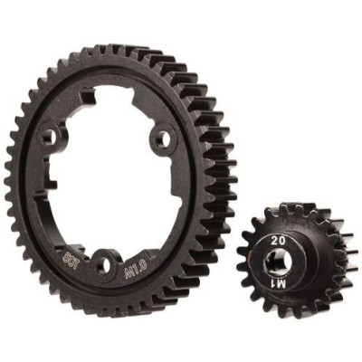 Traxxas čelní ozubené kolo 50T 1.0M široké, pastorek 20T na hřídel 5mm