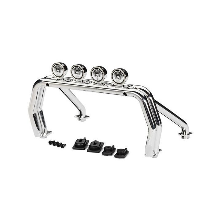 Traxxas Roll bar/ roll bar mounts, left & right (pro NO9212)