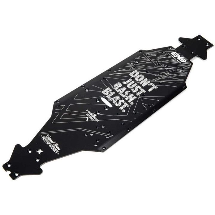 Arrma šasi hliník CNC 7075 T6 XLWB černé