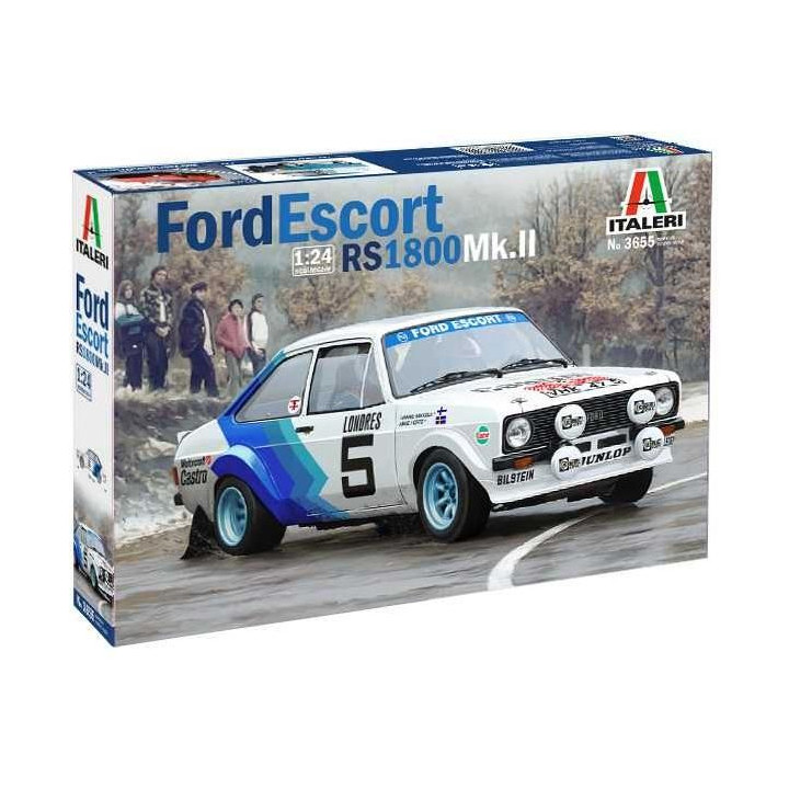Model Kit auto 3655 - FORD ESCORT RS1800 Mk. II (1:24)