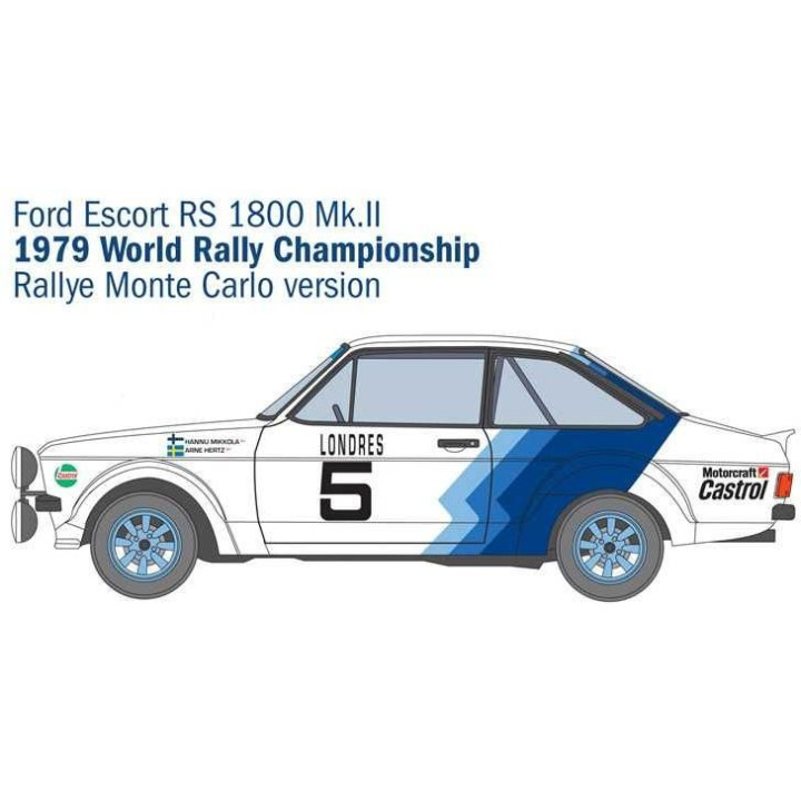 Model Kit auto 3655 - FORD ESCORT RS1800 Mk. II (1:24)