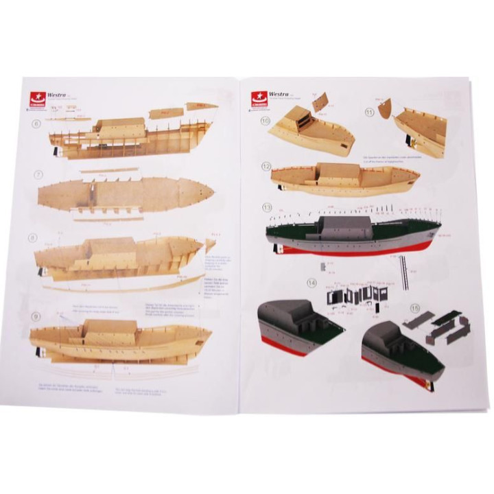 Türkmodel FPV Westra hlídkový člun 1:50 kit