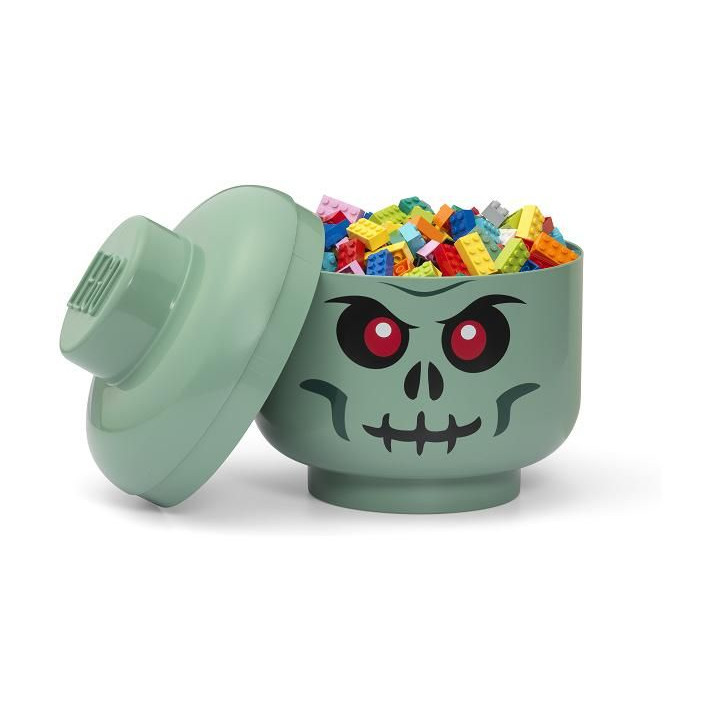 LEGO úložná hlava velká – Skeleton