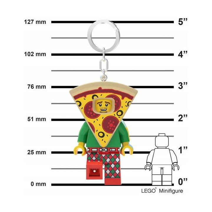 LEGO svítící klíčenka - Iconic Pizza