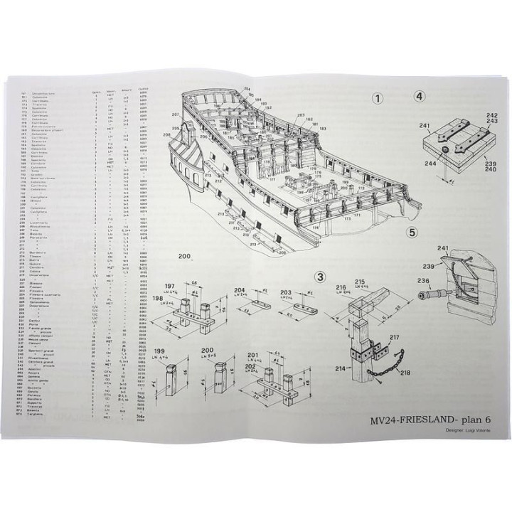 MAMOLI Friesland 1663 1:75 kit