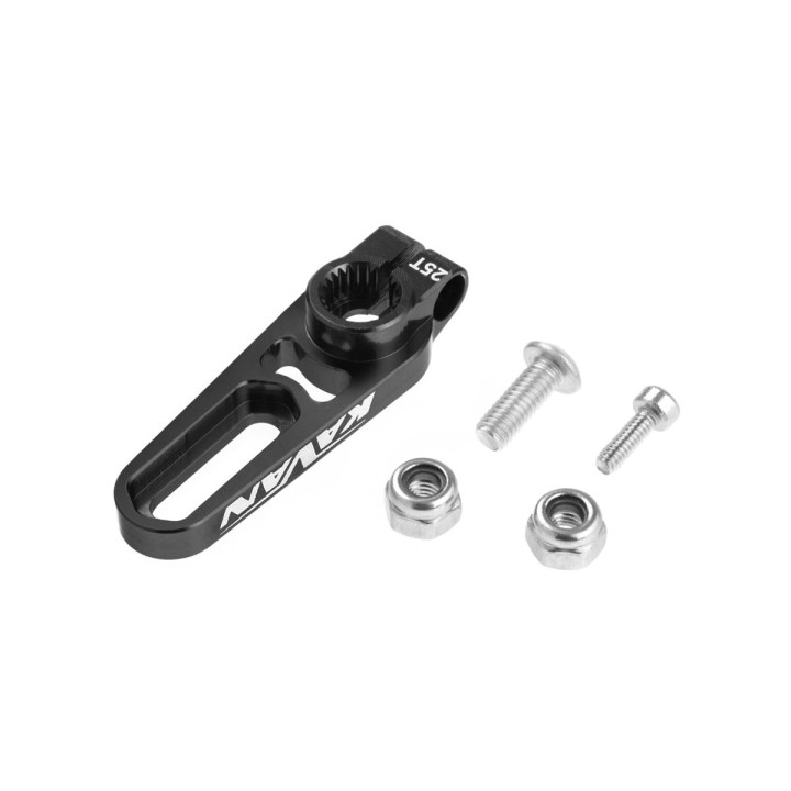 MIBO Alu nastavitelná páka serva 12-22mm 25T (černá)