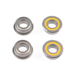 Ultra kuličkové ložiska 5x10x4mm, s límcem (4 ks.)