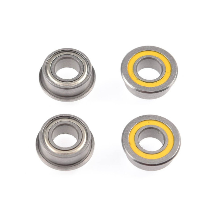 Ultra kuličkové ložiska 5x10x4mm, s límcem (4 ks.)