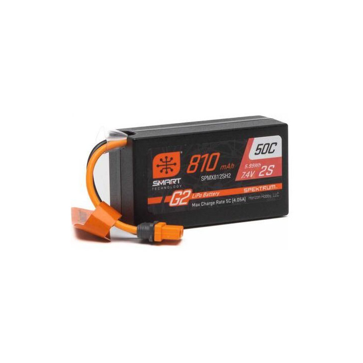 Spektrum Smart G2 LiPo 7.4V 810mAh 50C IC2