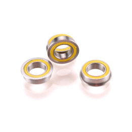 Ultra kuličkové ložiska 6x10x3mm s límcem, 4 ks.