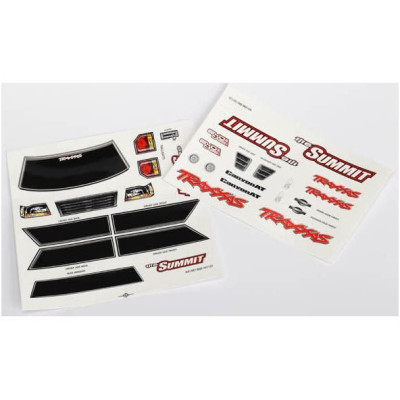 Traxxas samolepky: Summit 1:16