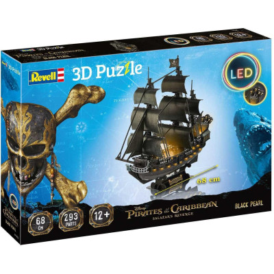 3D Puzzle REVELL 00155 - Black Pearl (LED Edition)