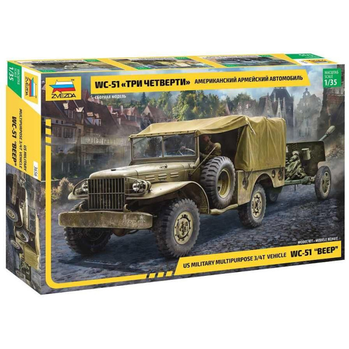 Model Kit military 3656 - Dodge WC-51 "Beep" (1:35)