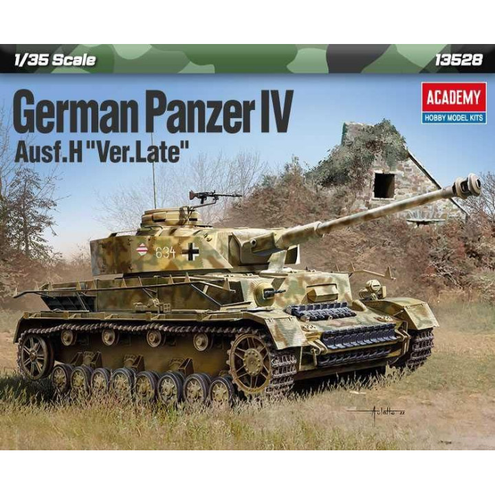 Model Kit tank 13528 - German Panzer IV Ausf.H "Ver.Late" (1:35)
