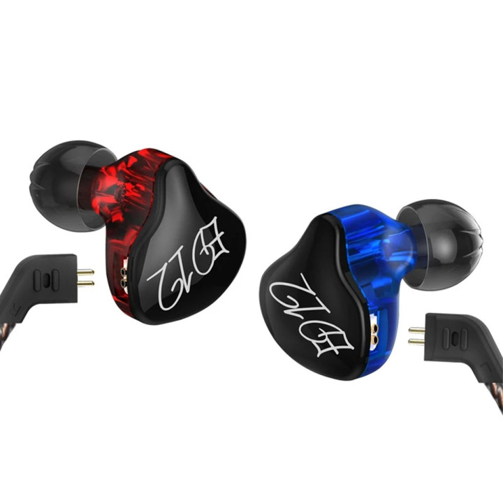 KZ ED12 Sluchátka s mikrofonem (Red/Blue)