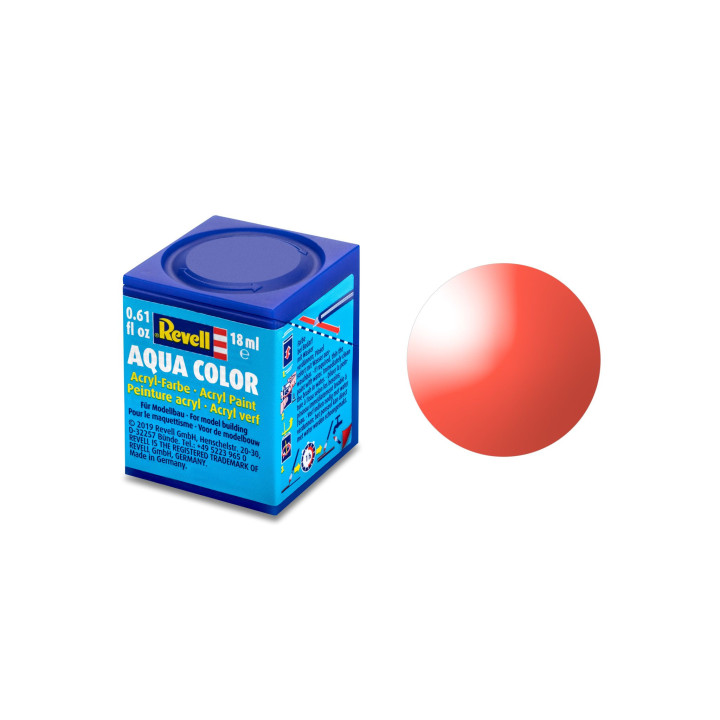 Barva Revell akrylová - 36731: transparentní červená (red clear)