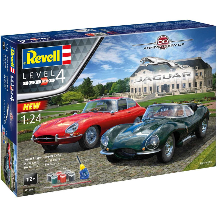 Gift-Set auta 05667 - "100 Years Jaguar" (1:24)