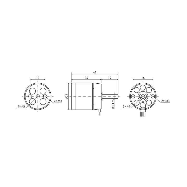 KAVAN Brushless Motor C2225-2000