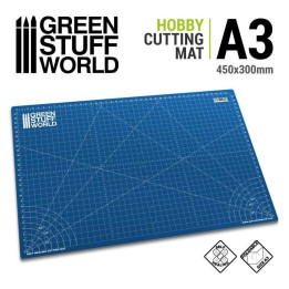 Foldable Cutting Mat - A3 - BLUE / Rezacia podložka A3 - modrá