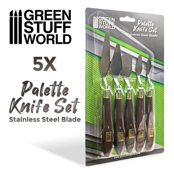 Palette knife - Modeling Spatulas Tools 5pcs / Modelárske špachtle 5ks