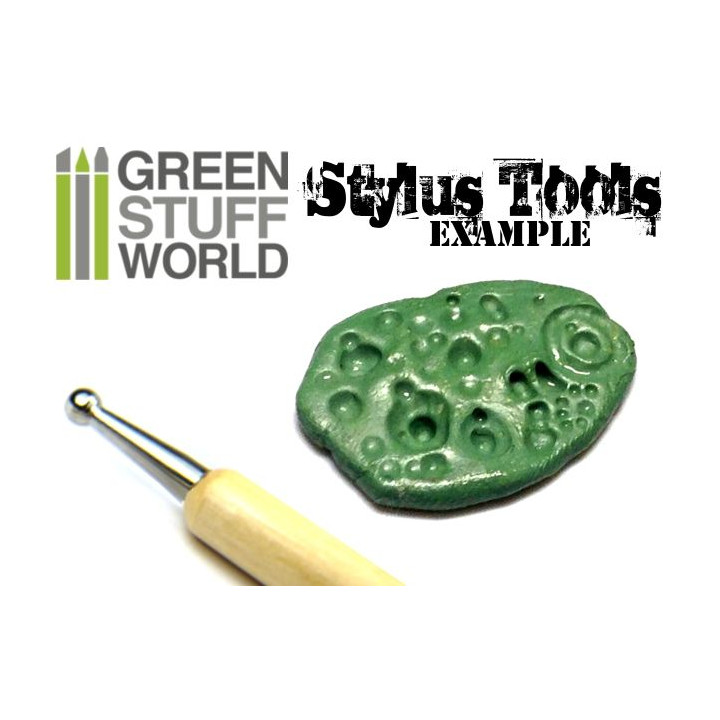 8x Sculpting STYLUS tool set / 8x sada nástrojov na tvarovanie