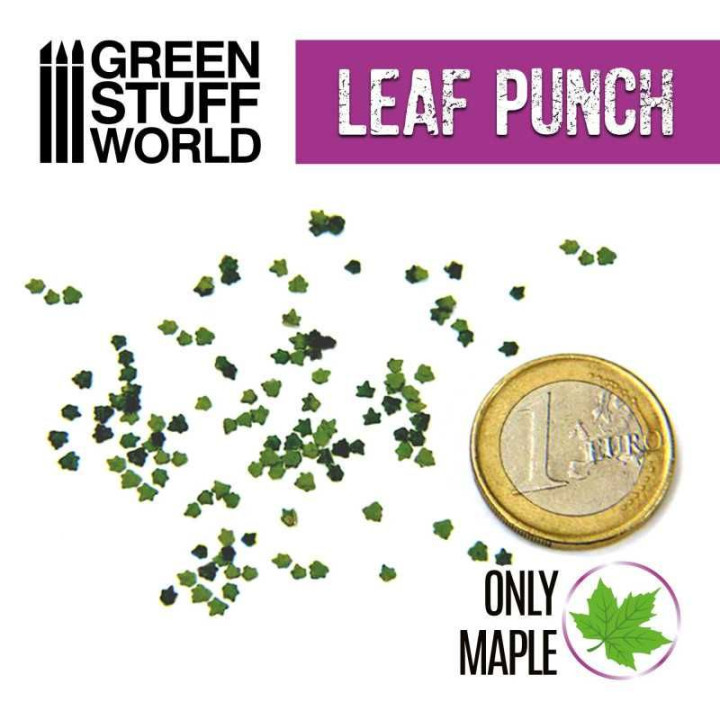 Miniature Leaf Punch MEDIUM PURPLE / Maple 1:80 1:76 1:65 1:48