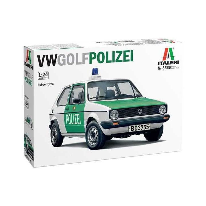 Model Kit auto 3666 - VW Golf "POLIZEI" (1:24)