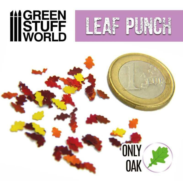 Miniature Leaf Punch LIGHT PURPLE / Oak 1:48 1:43 1:35 