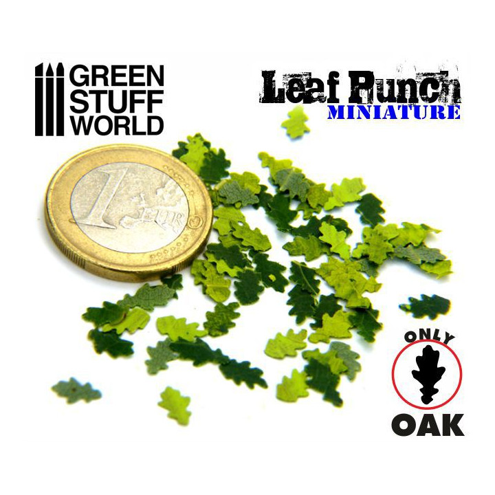 Miniature Leaf Punch LIGHT GREEN / Oak 1:30 1:22 1:16