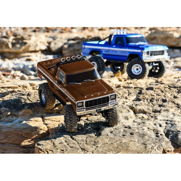 Traxxas TRX-4 Ford F-150 Ranger XLT TQi 1:10 RTR modrá metalíza