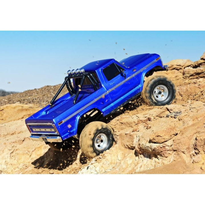 Traxxas TRX-4 Ford F-150 Ranger XLT TQi 1:10 RTR modrá metalíza
