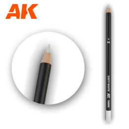 Watercolor Pencil Dirty White