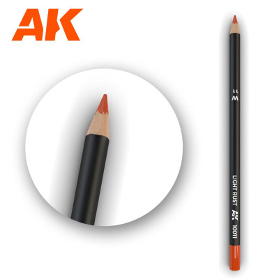 Watercolor Pencil Light Rust