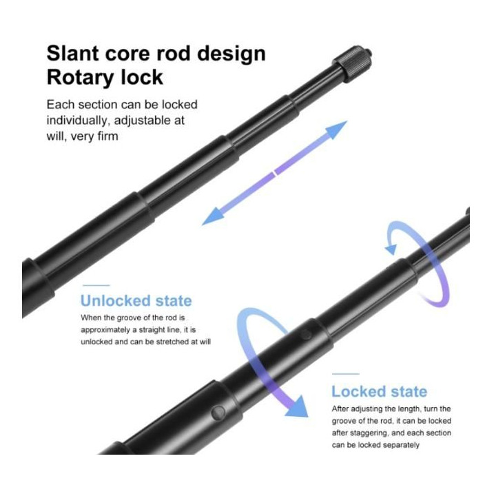 Invisible Selfie Stick for Insta360 X3 / X2 / One RS / GoPro (73.5cm)