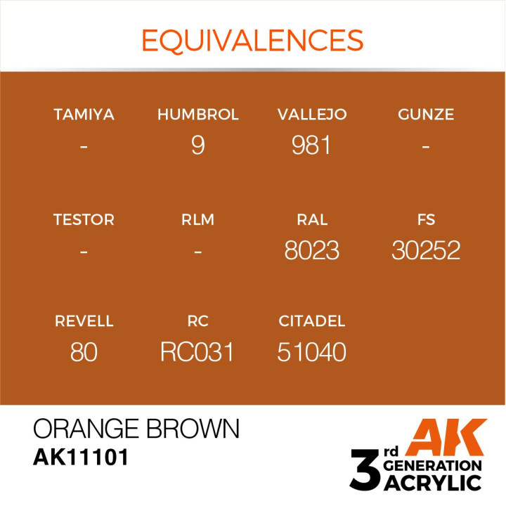 Orange Brown 17ml