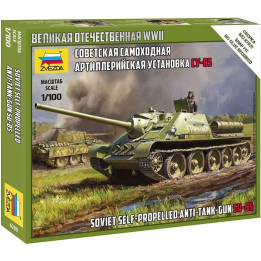 Model kit military 6289 - Su-85 (Snap Fit) (1:100)