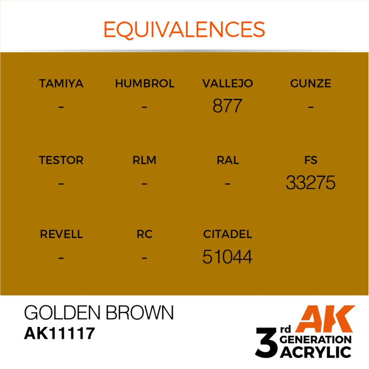 Golden Brown 17ml