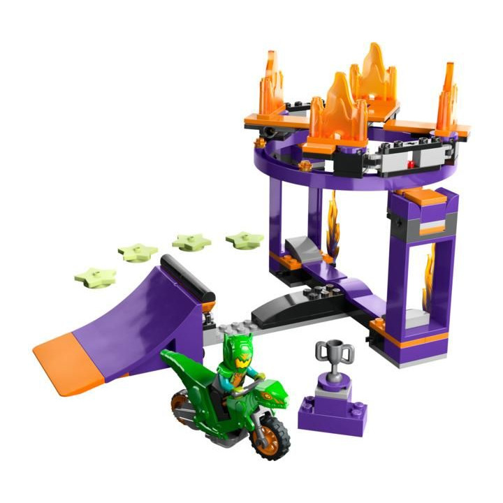 LEGO City - Kaskadérská výzva s rampou a obručí