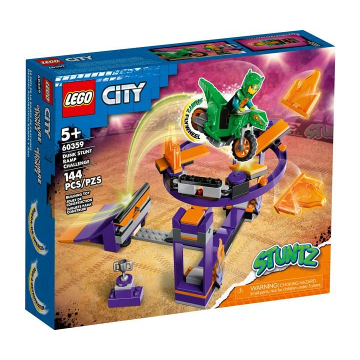 LEGO City - Kaskadérská výzva s rampou a obručí