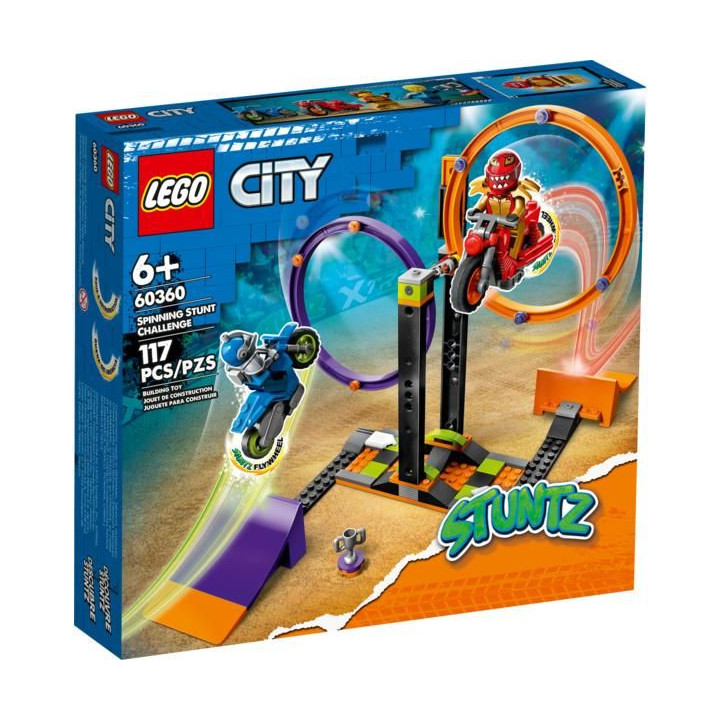 LEGO City - Kaskadérská výzva s rotujícími kruhy