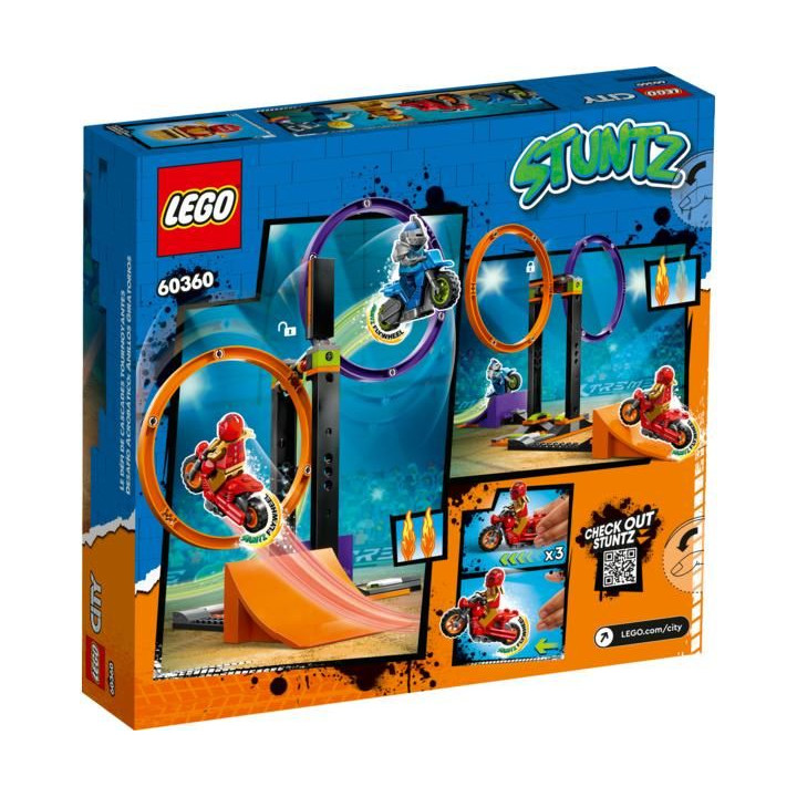 LEGO City - Kaskadérská výzva s rotujícími kruhy