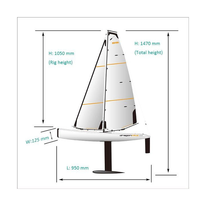 Joysway Dragon Flite 95 V2 plachetnice ARS