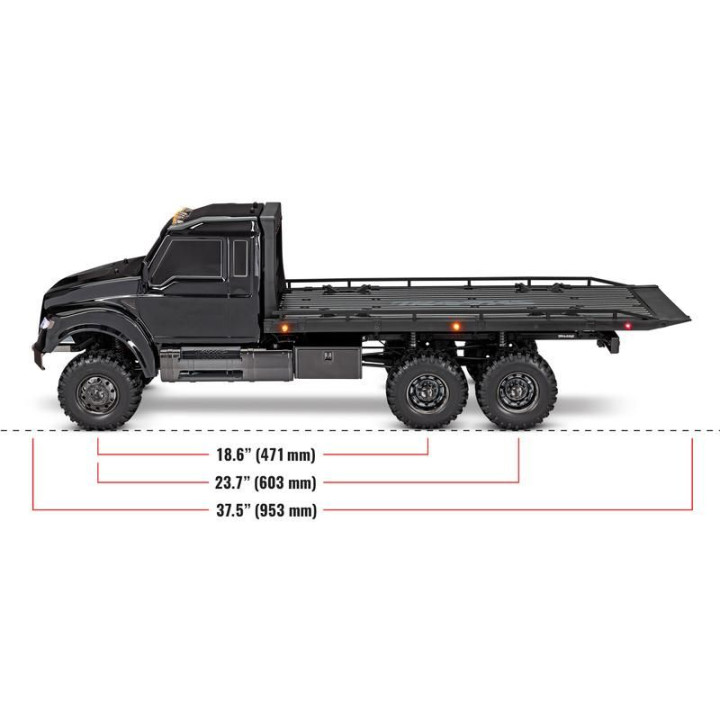 Traxxas TRX-6 Ultimate RC Hauler 6x6 1:10 RTR s navijákem černý