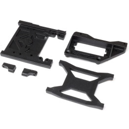 Axial držák serva, držák navijáku, příčky šasi: SCX10 PRO