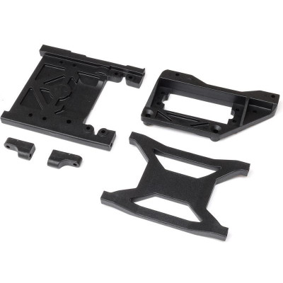 Axial držák serva, držák navijáku, příčky šasi: SCX10 PRO