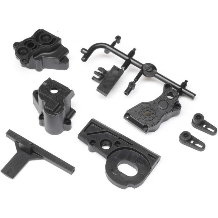 Axial lože motoru, skříň převodovky, spojovačky: SCX10 PRO